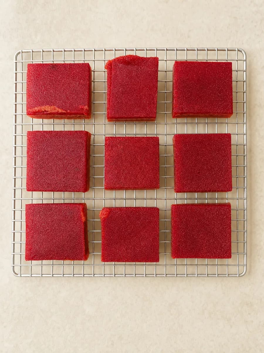 Jello Squares — Overhead