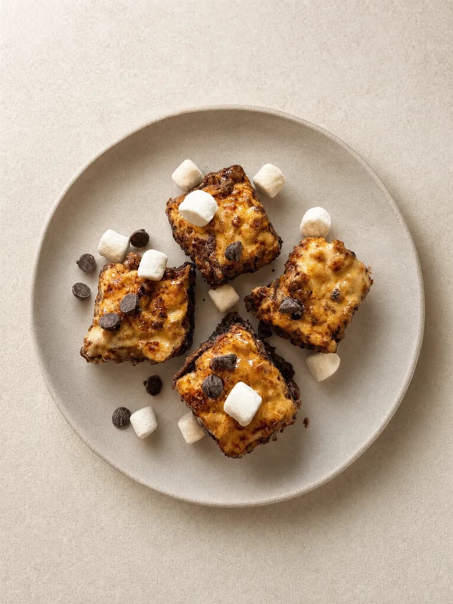 Pop Tart Cake Bars — Overhead